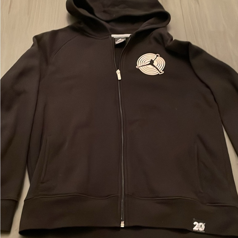 Jordan Black Full-Zip Hoodie